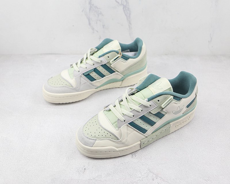 Adidas Forum 84 Low "Beige/Green" фото № 5