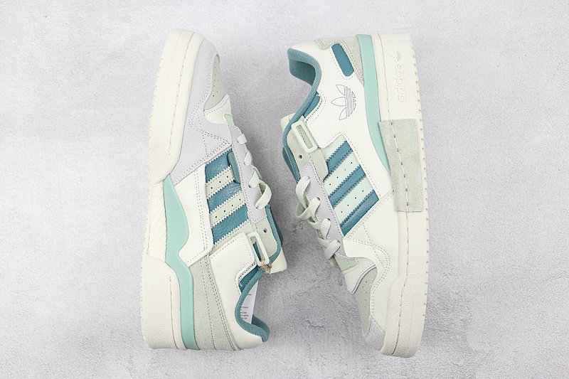Adidas Forum 84 Low "Beige/Green" фото № 6