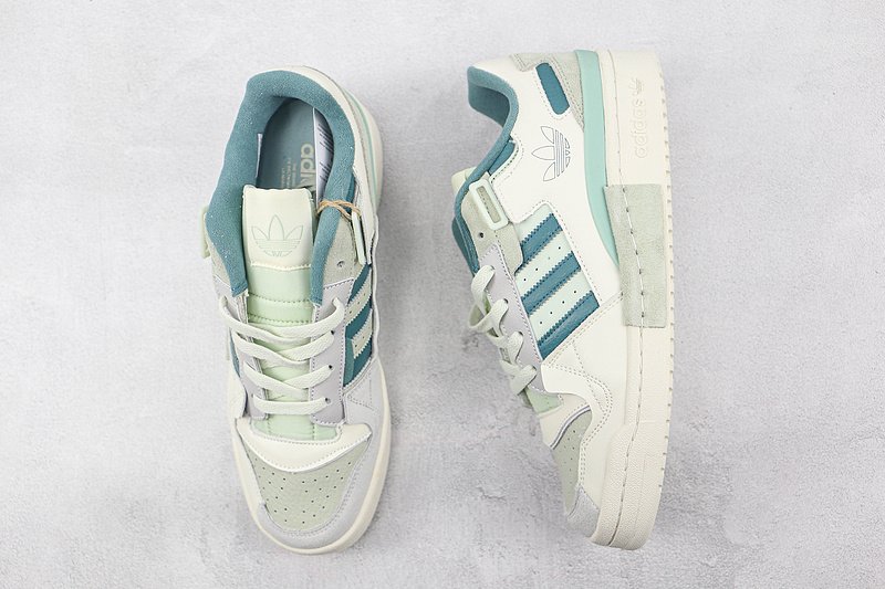 Adidas Forum 84 Low "Beige/Green" фото № 7