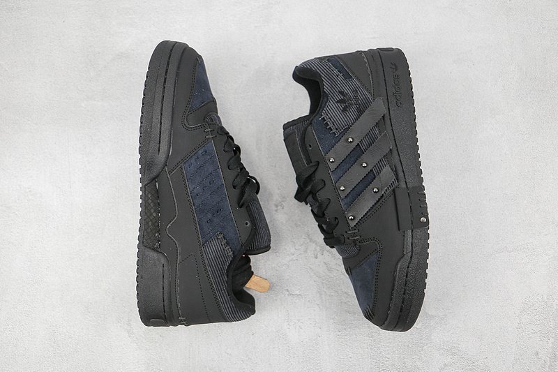 Melting Sadness x Adidas Forum 84 Low "Black" фото № 6