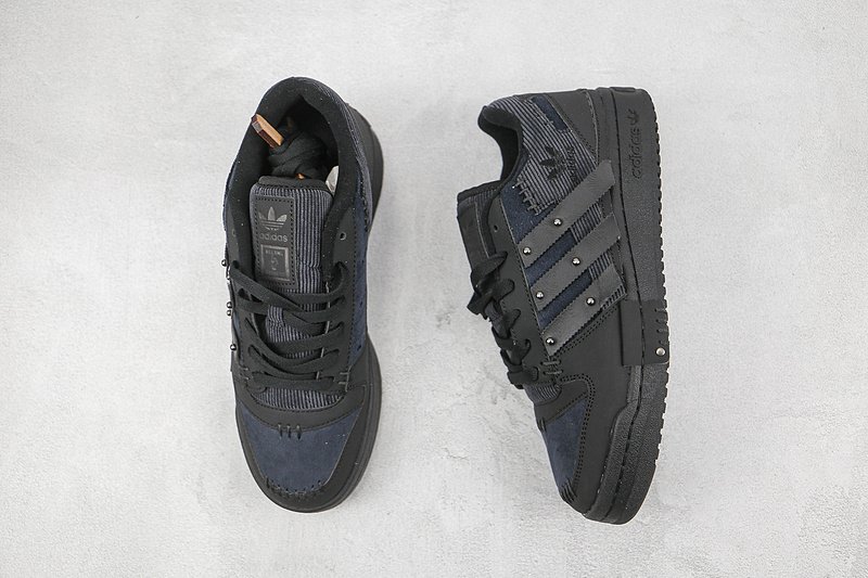 Melting Sadness x Adidas Forum 84 Low "Black" фото № 7