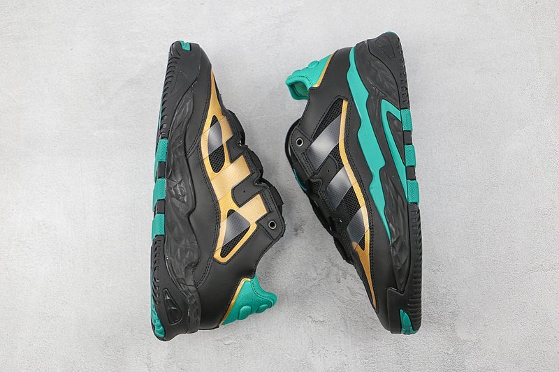 Adidas Niteball "Core Black/Metallic Gold/Blue" фото № 7