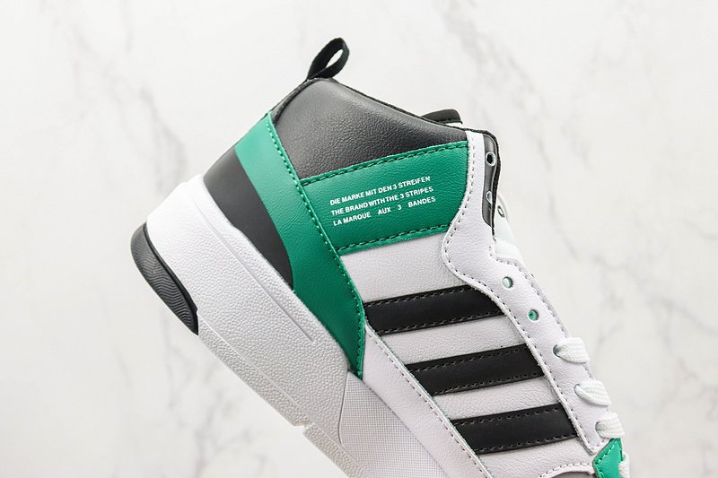 Adidas Post Up "White/Black/Pine Green" фото № 3