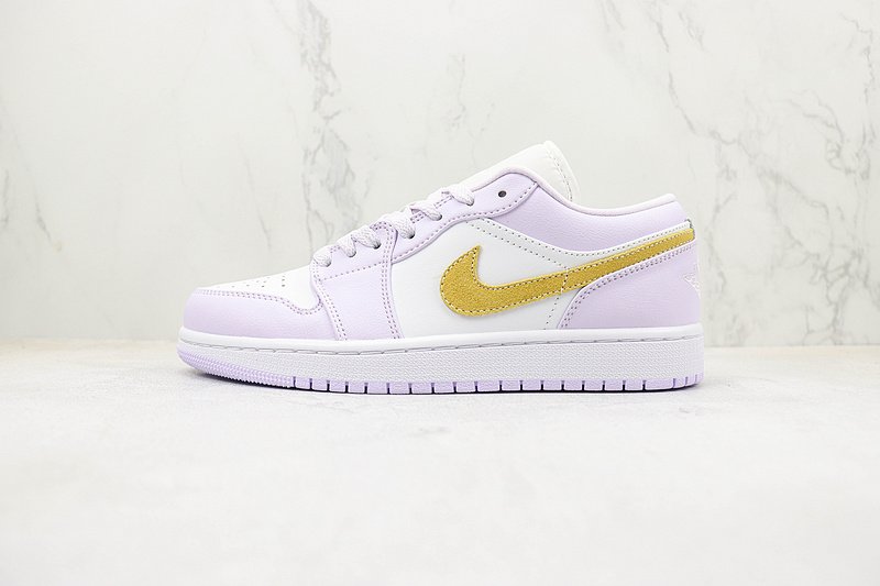 Air Jordan 1 Low "Barely Grape/White/Lemon Wash" фото № 2