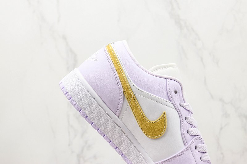 Air Jordan 1 Low "Barely Grape/White/Lemon Wash" фото № 4
