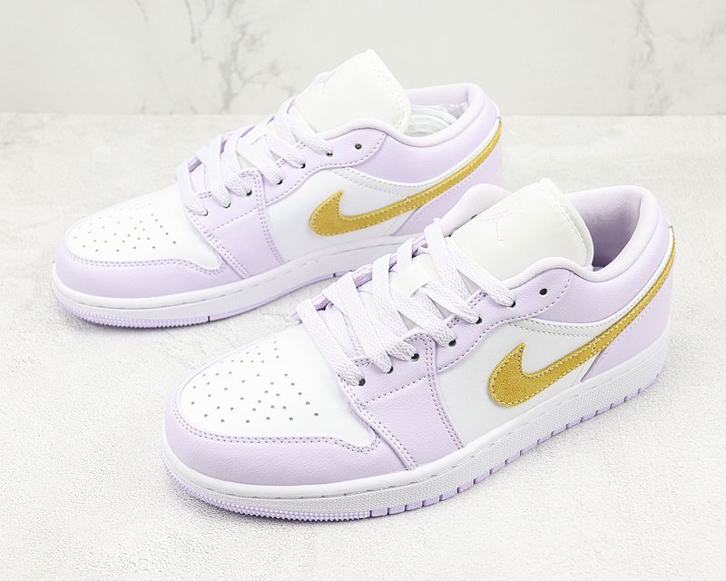 Air Jordan 1 Low "Barely Grape/White/Lemon Wash" фото № 5