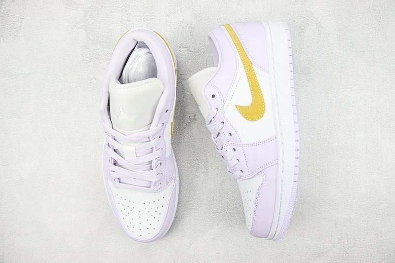 Air Jordan 1 Low "Barely Grape/White/Lemon Wash" фото № 6