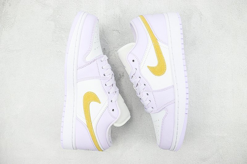 Air Jordan 1 Low "Barely Grape/White/Lemon Wash" фото № 7