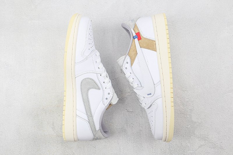 Off-White x Air Jordan 1 Low "Custom White" фото № 7