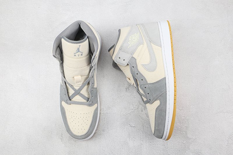Air Jordan 1 Mid "Coconut Milk/Particle Grey" фото № 6