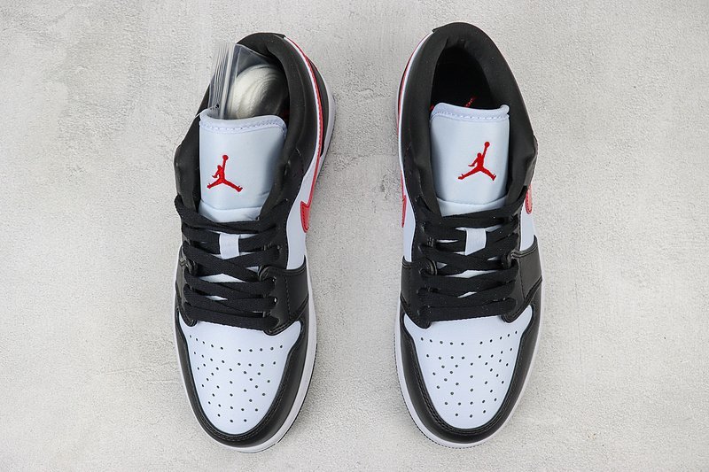 Air Jordan 1 Low "Black/White/Gum Red" фото № 7