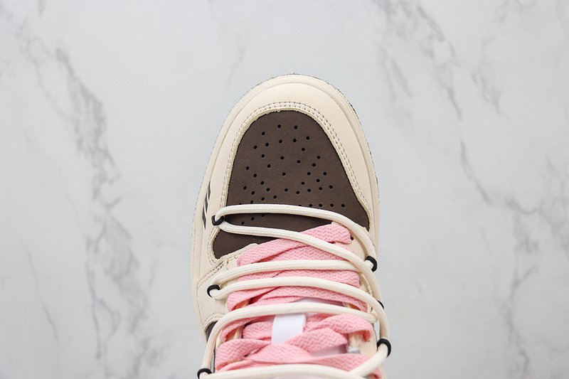 Air Jordan 1 Low "Dark Brown/Cream White/Pink" фото № 4