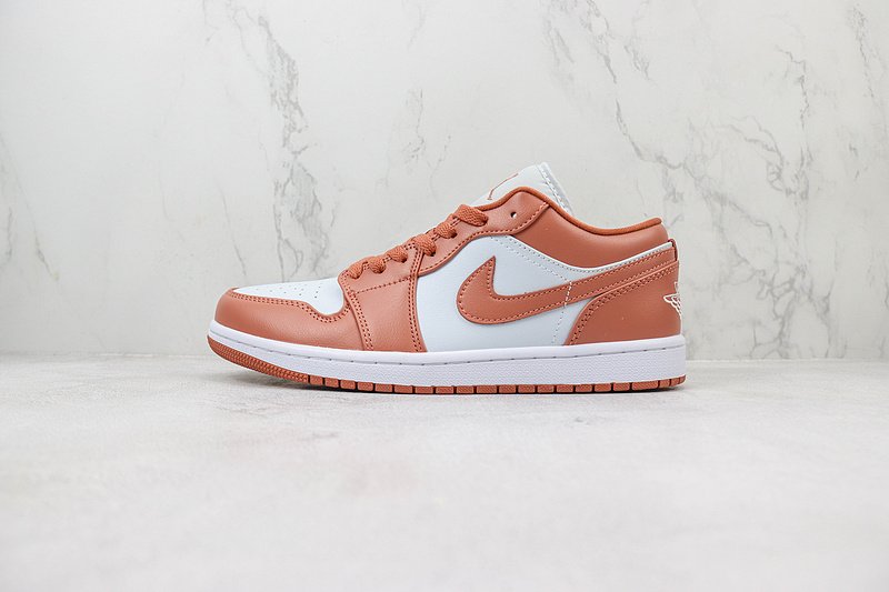 Air Jordan 1 Low "Coral Pink/White" фото № 2