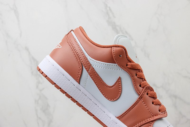 Air Jordan 1 Low "Coral Pink/White" фото № 3