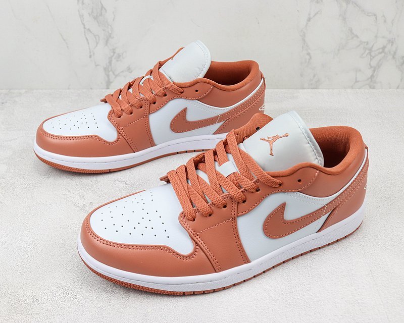 Air Jordan 1 Low "Coral Pink/White" фото № 5