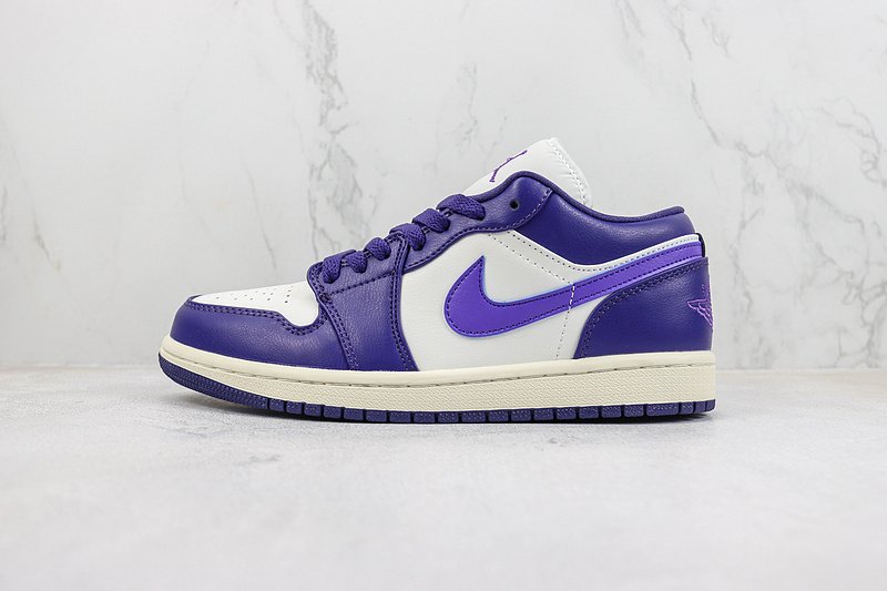Air Jordan 1 Low "Purple/Sail" фото № 2