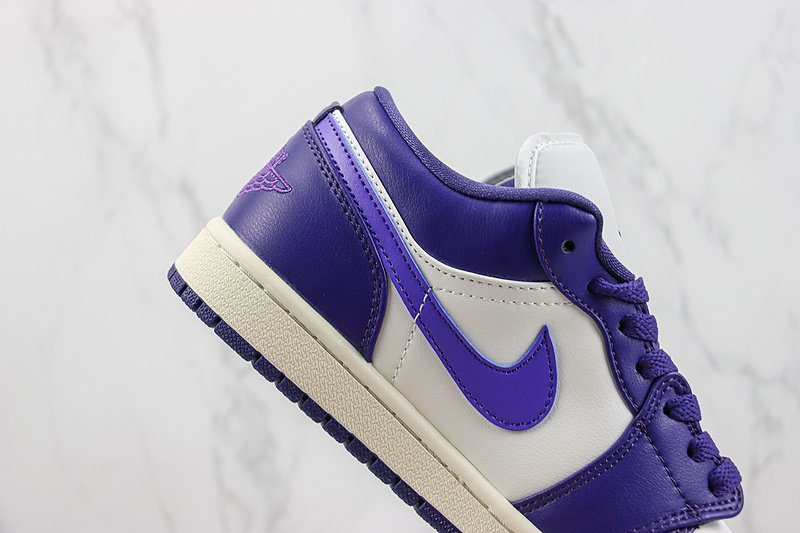 Air Jordan 1 Low "Purple/Sail" фото № 3