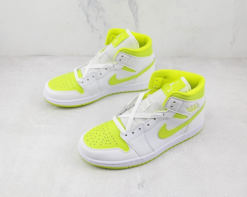 Air Jordan 1 Mid "White Lime" фото № 5