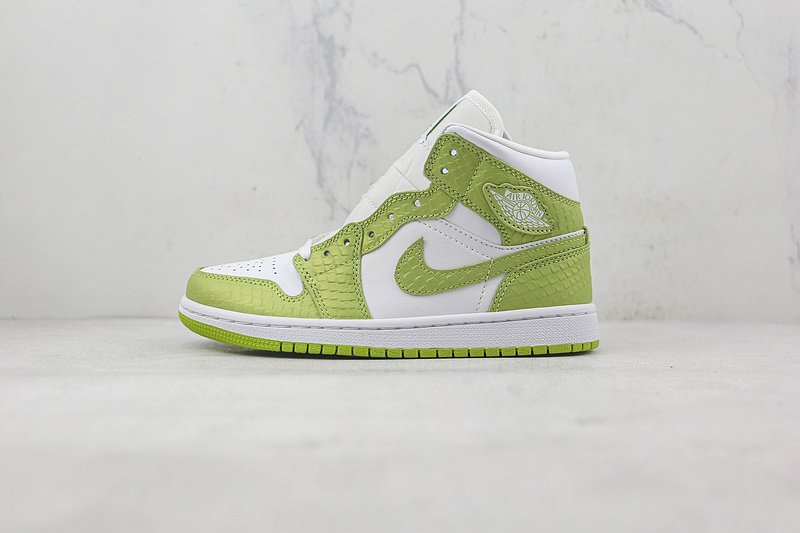 Air Jordan 1 Mid SE "Green Python" фото № 2