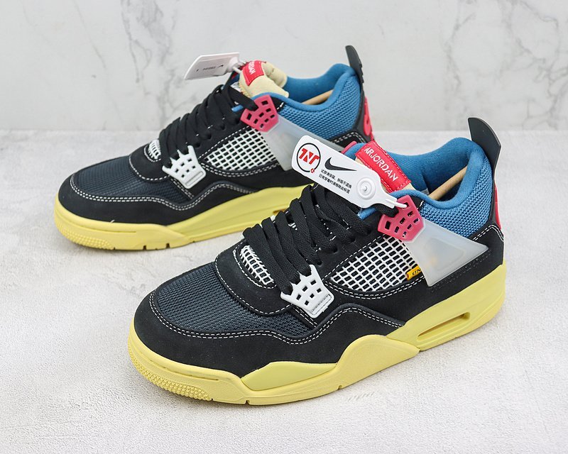 Union LA x Air Jordan 4 "Off Noir" фото № 5