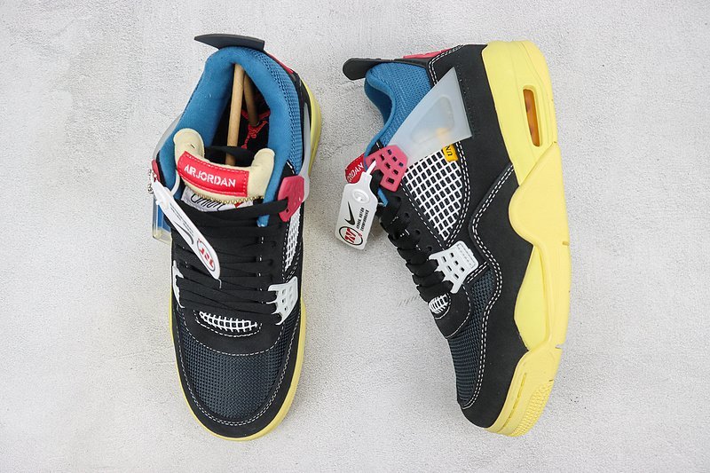 Union LA x Air Jordan 4 "Off Noir" фото № 6