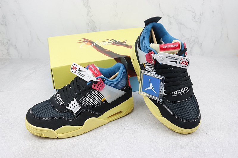 Union LA x Air Jordan 4 "Off Noir" фото № 7