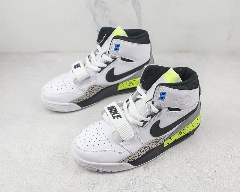 Air Jordan Legacy 312 High "White/Black/Green" фото № 5