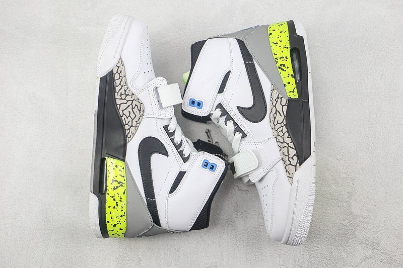 Air Jordan Legacy 312 High "White/Black/Green" фото № 7