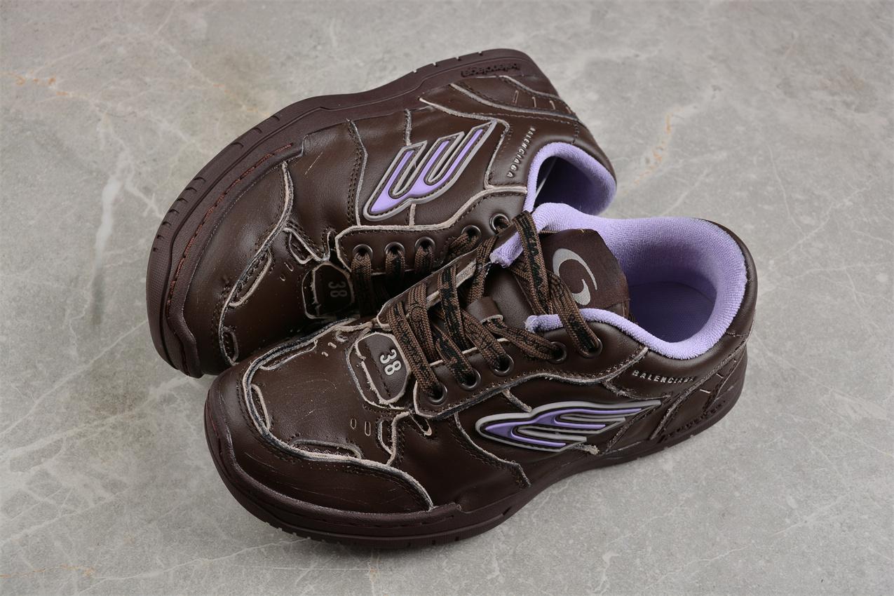 Balenciaga Hamptons Worn Out "Brown/Purple" фото № 6