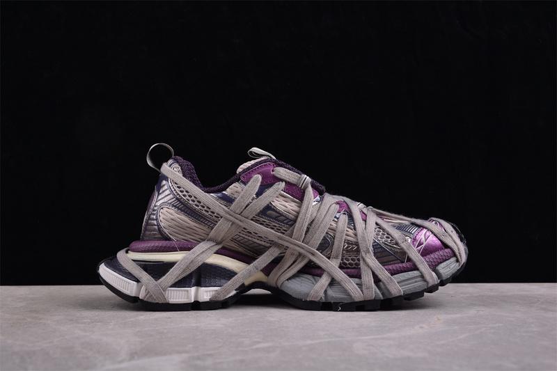 Balenciaga 3XL Extreme Lace Sneaker "Worn-Out/Violet/Gray" фото № 8