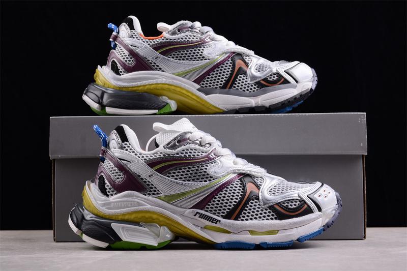 Balenciaga Runner 2 "White/Silver/Brown/Yellow" фото № 4