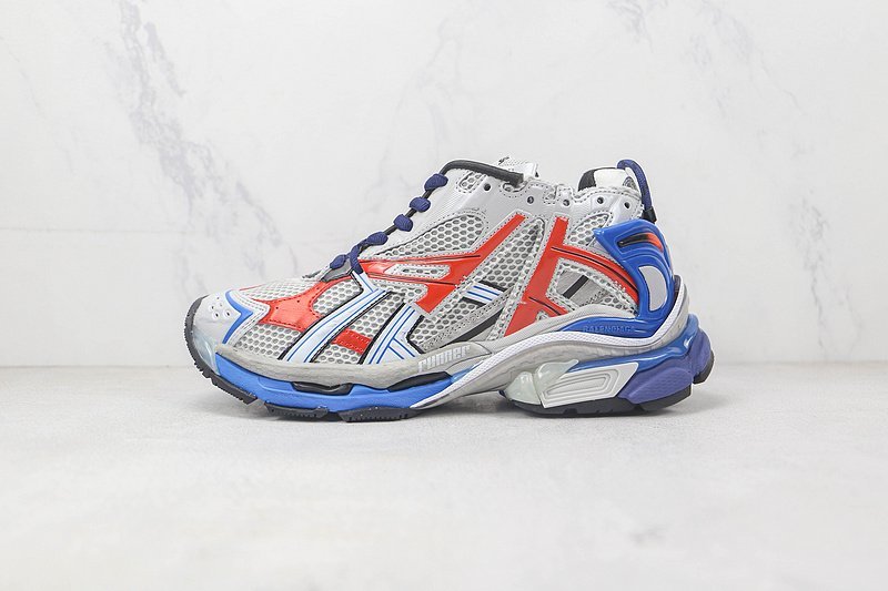 Balenciaga Runner "Light Grey/Blue/Orange" фото № 2