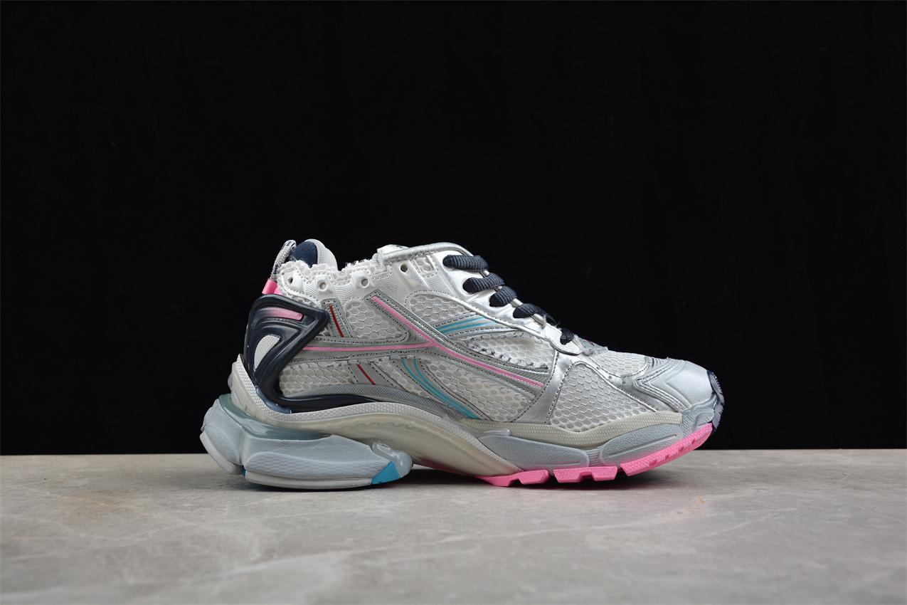 Balenciaga Runner "White/Blue/Pink/Grey" фото № 5