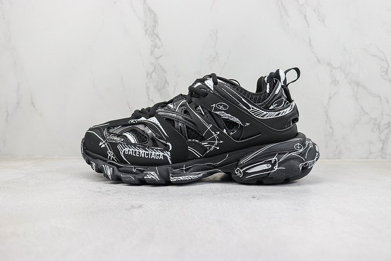 Balenciaga Track "Black/White" фото № 2