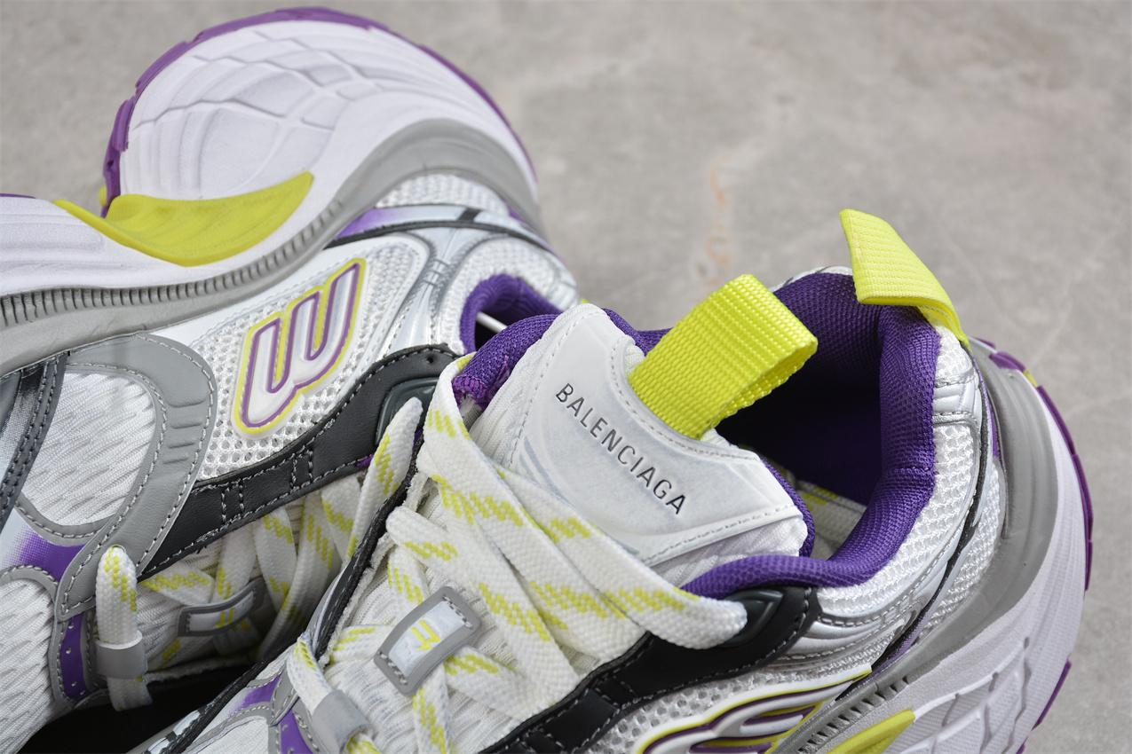 Balenciaga Track Sneaker "Grey/White/Yellow/Violet" фото № 8