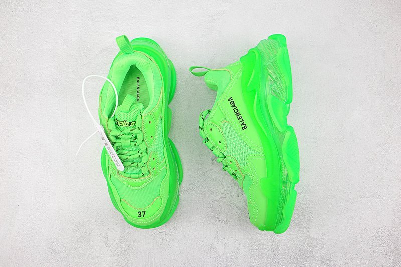 Balenciaga Triple S "Neon Green" фото № 6
