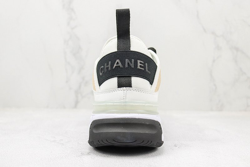 Chanel Bicolor Suede CC Trainer "White" фото № 8