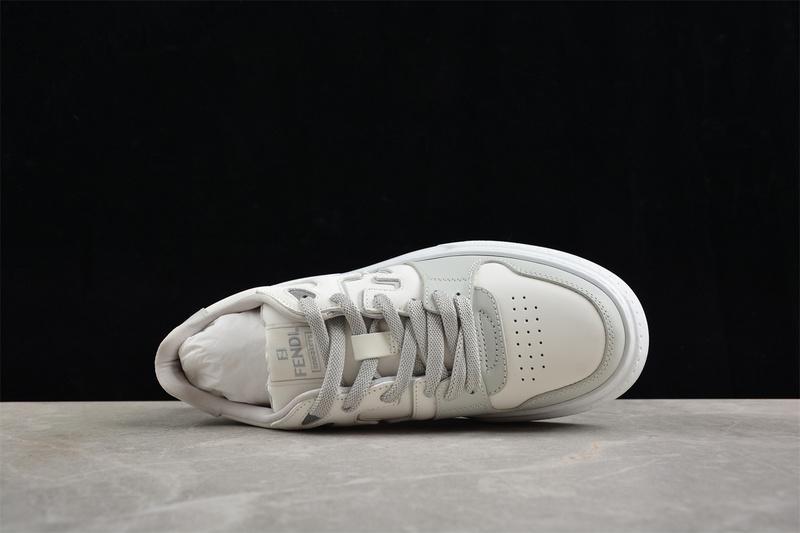 Fendi Match Leather "White/Gray" фото № 7