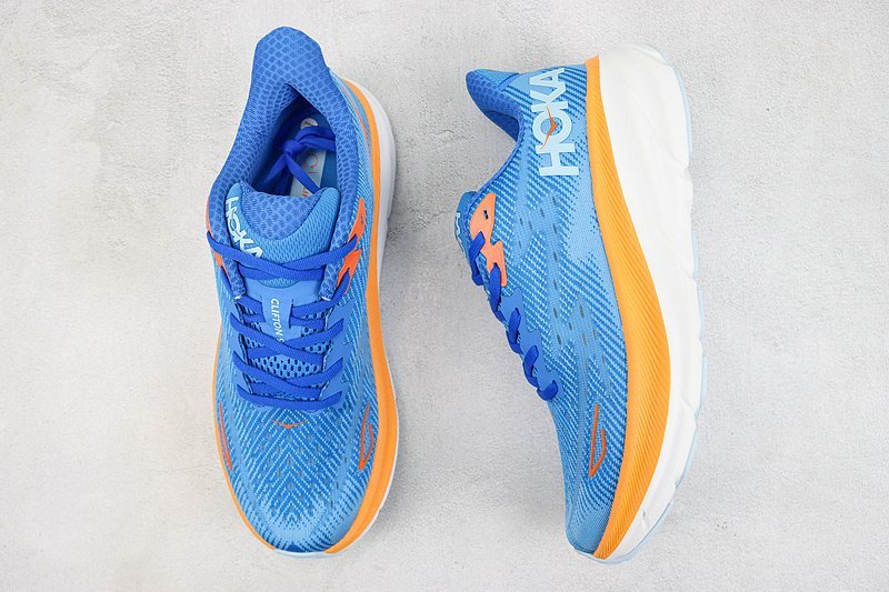 Hoka One One Clifton 9 "Blue/Orange" фото № 6