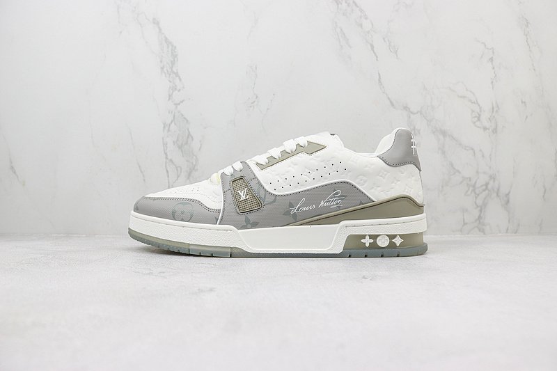 Louis Vuitton LV Trainer 2021 Low "Signature White" фото № 2