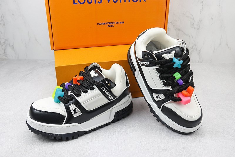 Louis Vuitton LV Trainer Maxi "White/Black" фото № 7