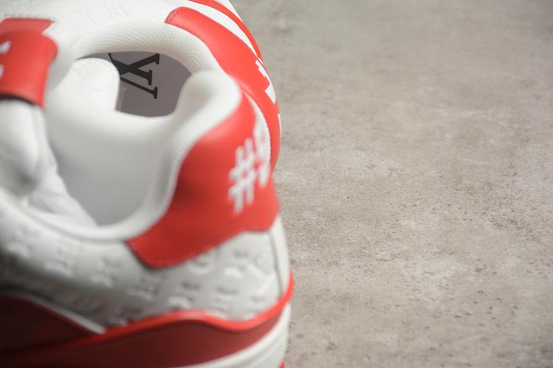 Louis Vuitton LV Trainer Sneakers "Red" фото № 9