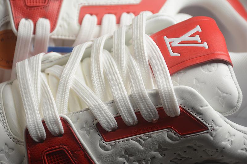 Louis Vuitton LV Trainer Sneakers "Red" фото № 8