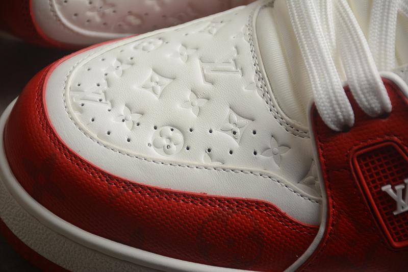 Louis Vuitton LV Trainer Sneakers "Red" фото № 7