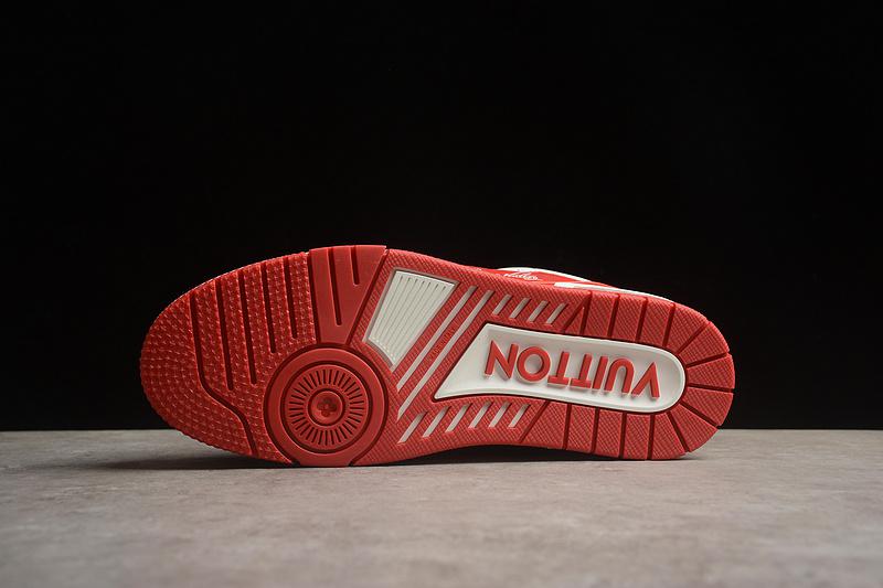 Louis Vuitton LV Trainer Sneakers "Red" фото № 4