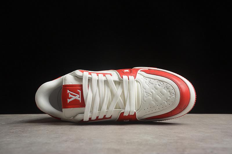 Louis Vuitton LV Trainer Sneakers "Red" фото № 3