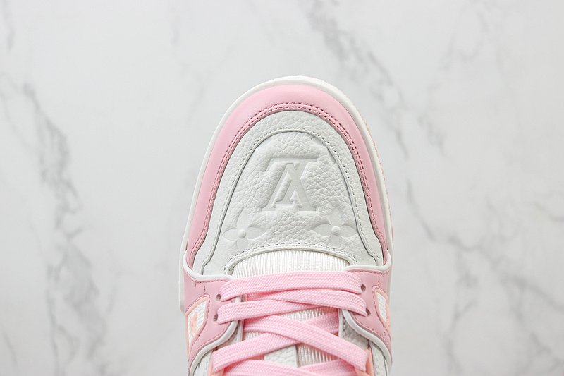 Louis Vuitton LV Trainer 2021 Low "Pink Rose" фото № 3