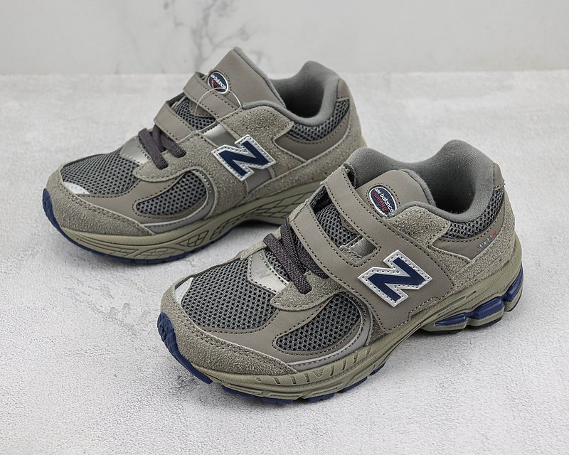 New Balance 2002R Hook & Loop Little "Grey Natural Indigo" фото № 5