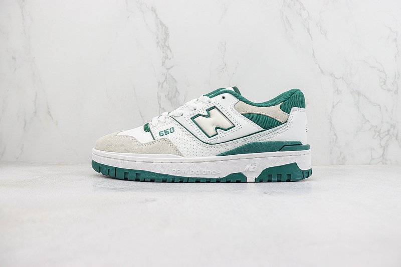 New Balance 550 "White/Emerald Green" фото № 2