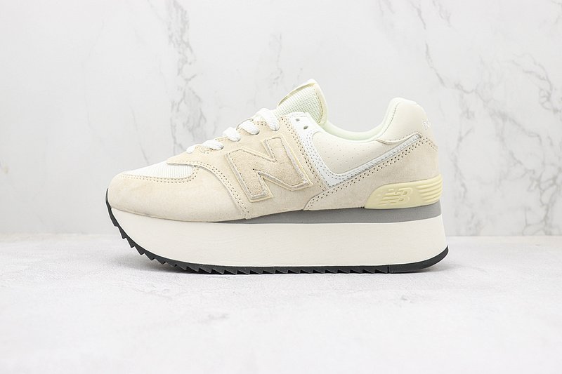 New Balance 574+ WL574ZAA "Light Yellow" фото № 2
